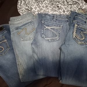 Silver jeans